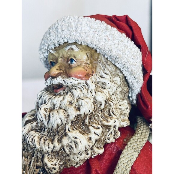 Clothique Possible Dreams Christmas Santa W Christmas Tree Gifts Drum 10" 2004 - Picture 8 of 13